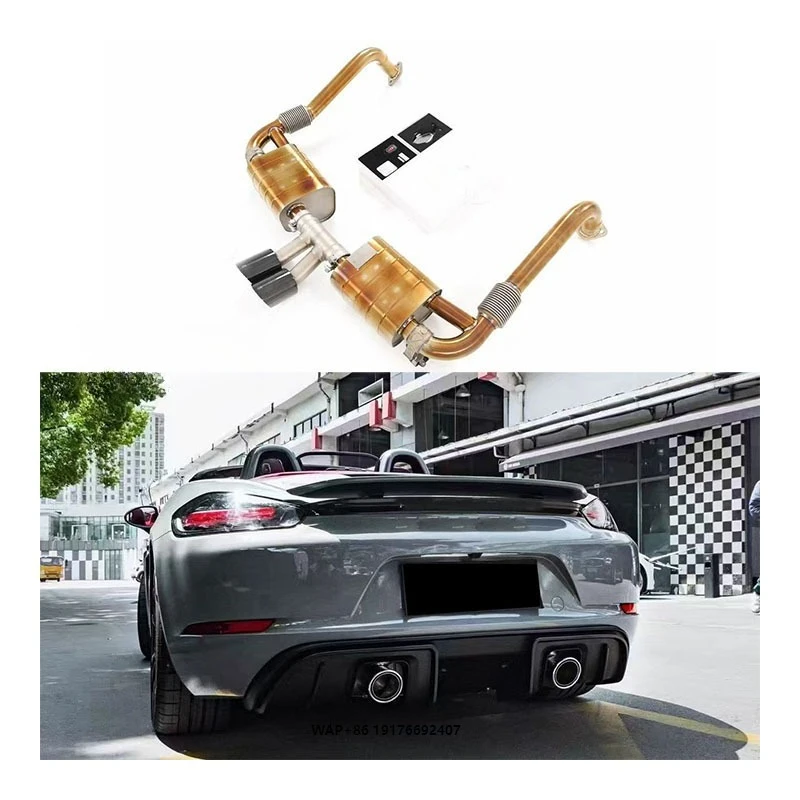 

New for 718 982 High-quality Stainless Steel Straight Exhaust Pipe Supports Customized GT4 Models