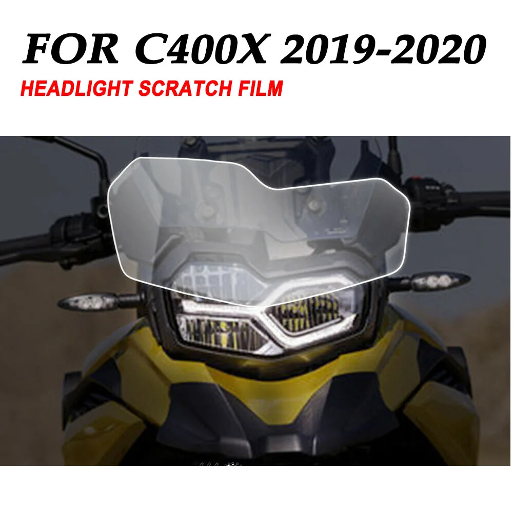 

Motorcycle Cluster Scratch Protection Film headlight Protector For BMW C400X C 400X 2019 2020 Accessories 2 SETS