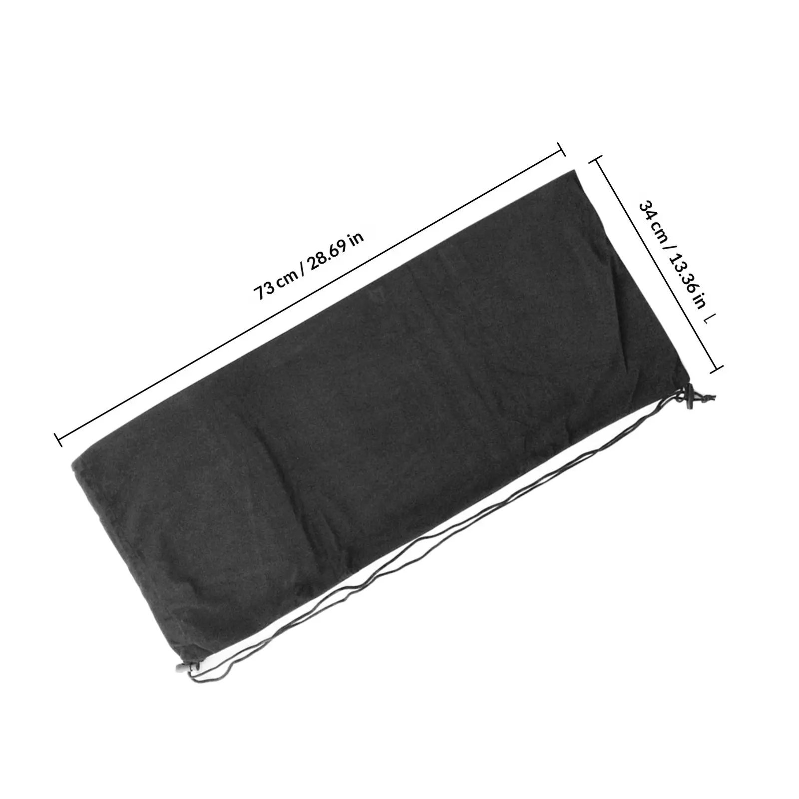 Black Drawstring Bag for Tennis Racket Protection Storage Pouch Large Elegant Stain Resistant Gift Favor Bag Christmas Wedding