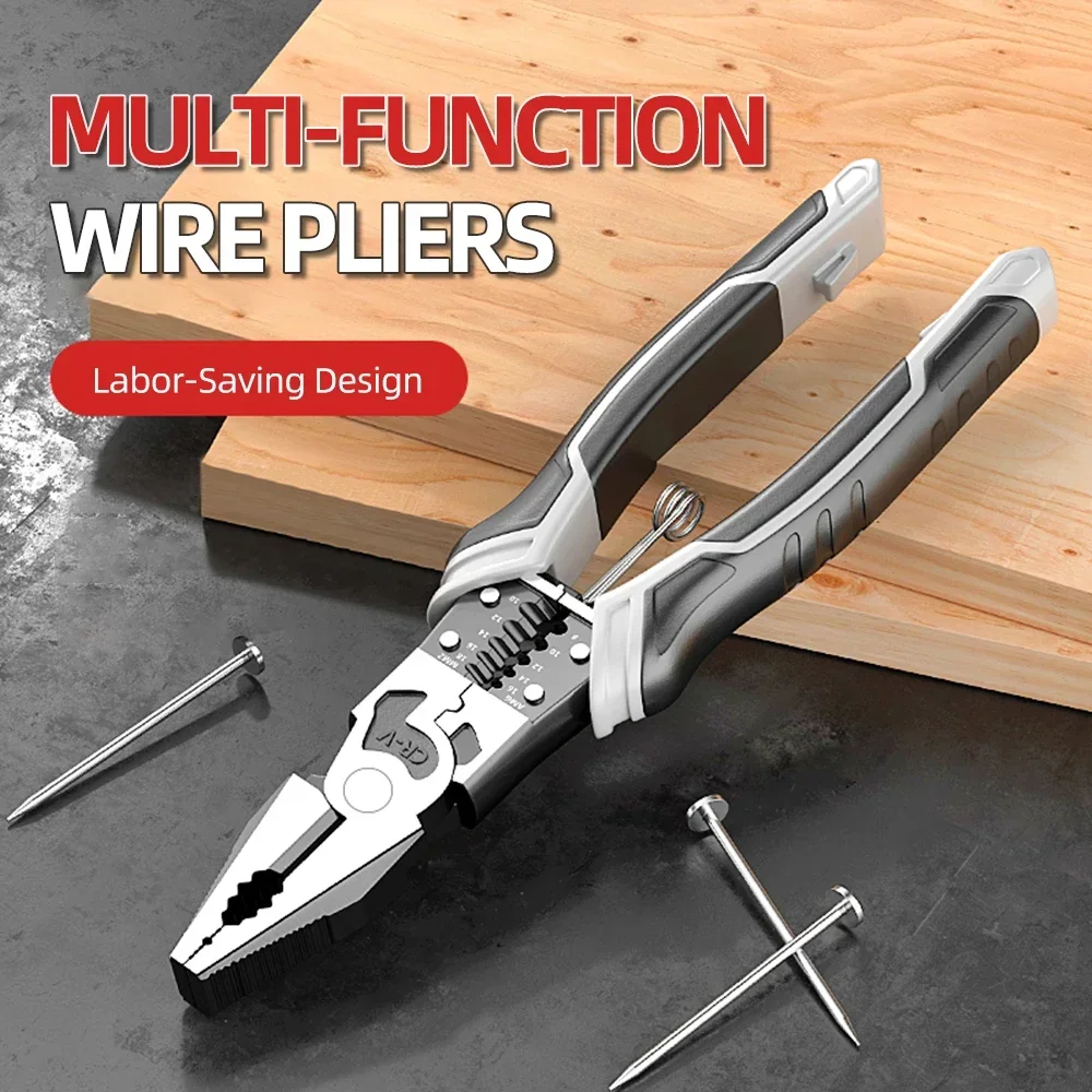 YLONDAO Pliers Crimping Wire Cutters Multi-functional Stripper for Cutting Pliers Electrician Diagonal Needle Nose Nippers Sets