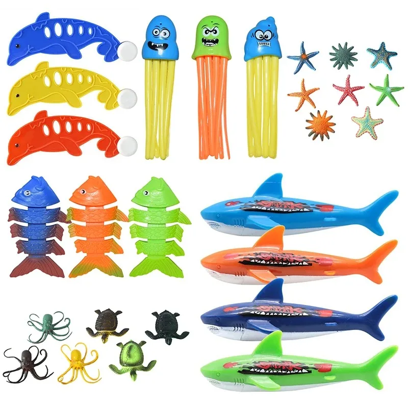 Zabawki do gier dla dzieci, zestaw do zabawy, basen, zabawka do rzucania, ośmiornica i żółwiem morskim, zabawki do basenu podwodnego, dzieci, letni dostęp do basenu na plażę