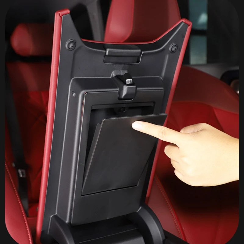 

Gao Ruying For BMW X3 G45 2025-2026 ABS Black Car Armrest Hidden Storage Box Organizer Interior Car Accessories