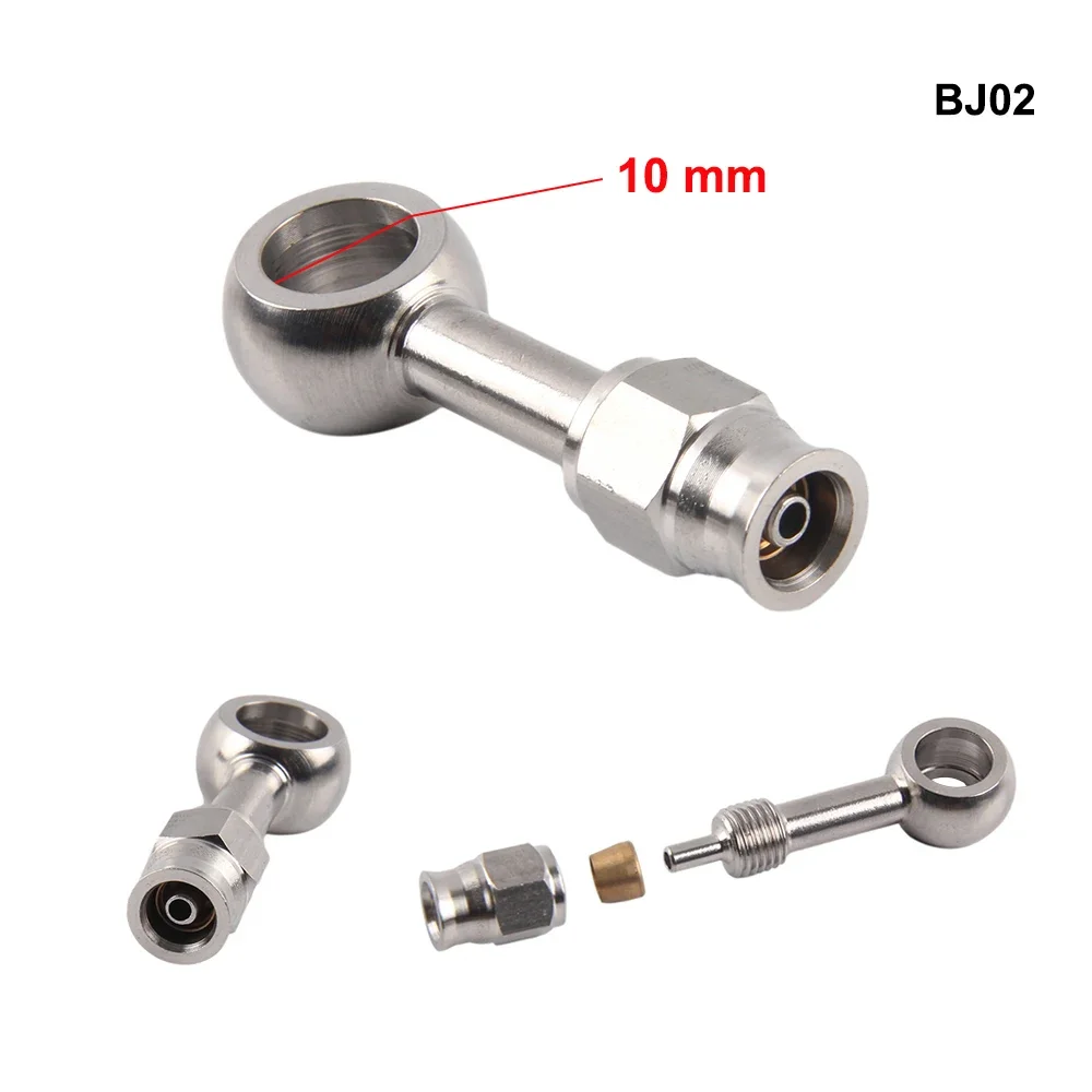 1PC Stainless Steel AN3 to AN -3 Straight Brake Swivel Hose End banjo Fitting 3/8-24