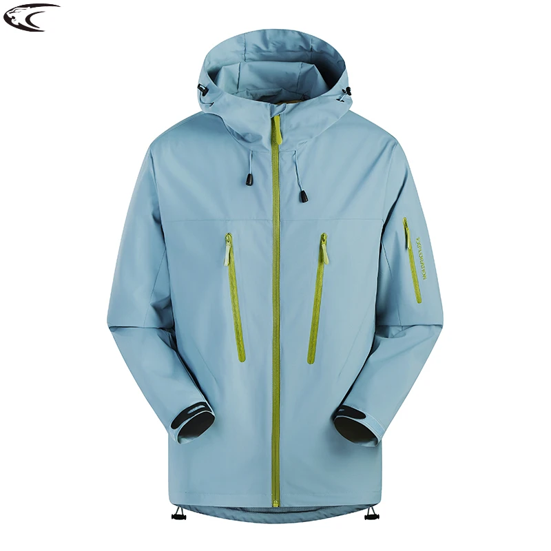 

LNGXO Unisex Rain Coat Hiking Camping Trekking Mountaineering Waterproof Jackets Men Women Outdoor Sporty Windproof Windbreaker