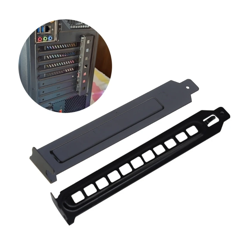 5Pcs PC Blanking Plate for MATX/ATX Computer Chassis Back PCI Slot Cover Heat-dissipation Ventilation Baffle