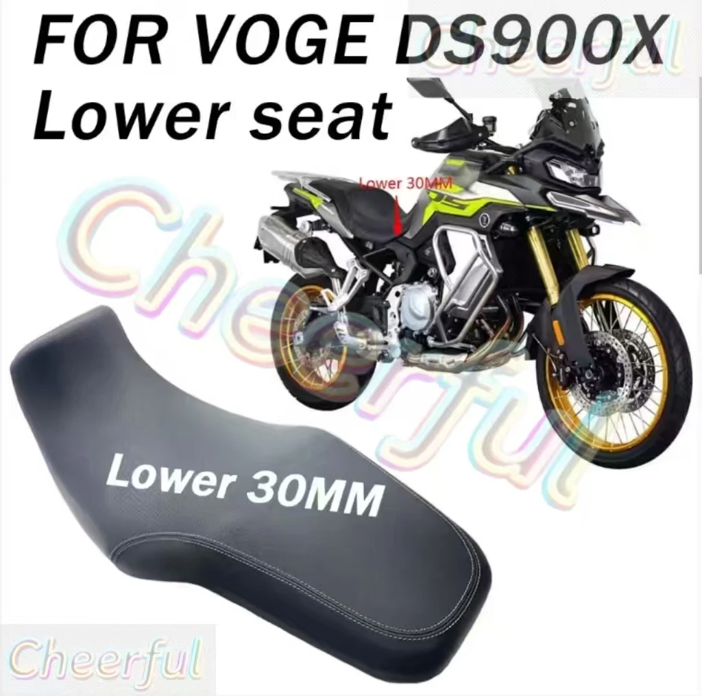 For VOGE DS900X DS900 900DS DSX900 900DSX Motorcycle Modified Lower 30mm Seat Custom Vintage Hump Saddle Retro Seat Cushion