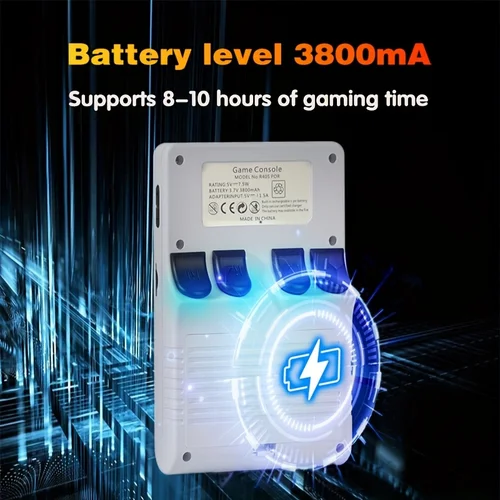 Imagen 2 del producto Consola de videojuegos Retro Aroks R36S, pantalla IPS de 3,5 pulgadas, sistema Linux R36, consola de juegos móvil de bolsillo Ultra portátil, juegos de 64GB