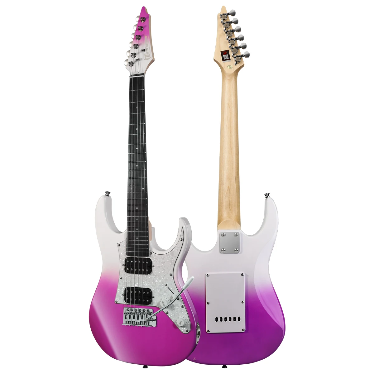 Instrumentos musicales Guitarra eléctrica colorida personalizada para niños Mini Guitarra Electrica de viaje para niños
