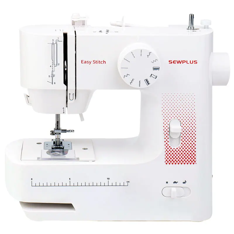 Мини-швейная машина SP-030 PROMISE, бытовая электрическая, мощная, многофункциональная, с петлей