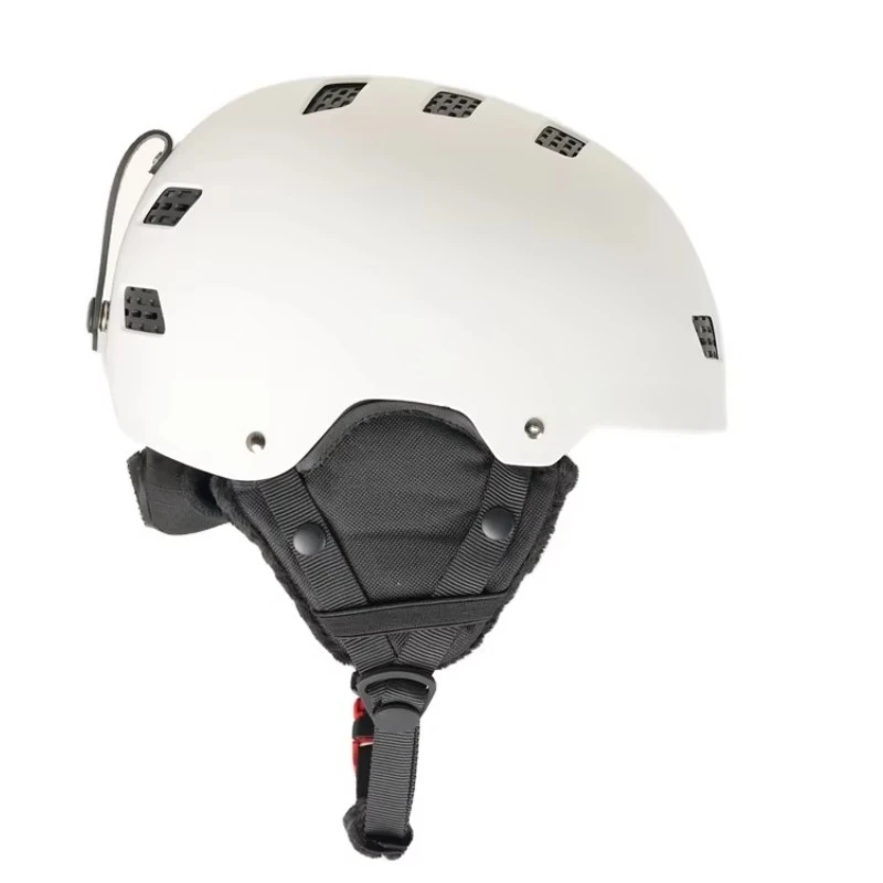 

Hot Sale Outdoor Sports Equipment Ski Helmet with Lens Adult Breathable Safety Snow Helmet
