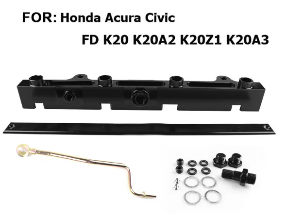 Car modification for Honda Civic K20 K24 K20A fuel rail K series fuel gauge with hydraulic gauge