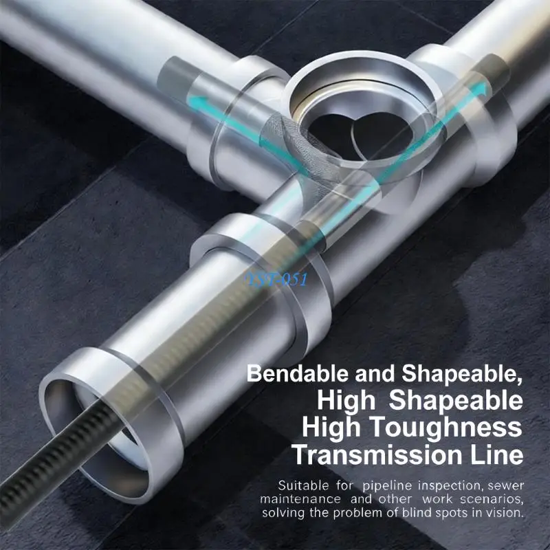 E15A Industrial Endoscope Featuring 1080P Camera For Vehicle Maintenance And Pipe Inspection