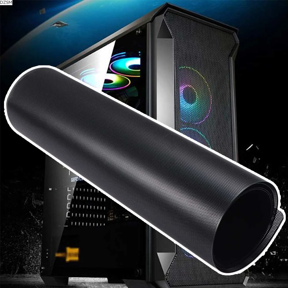 Black Chassis Dust Cover for Network Net Case 1m PC Case Dust Filter Dustproof Cover Computer Mesh Fan Dust Filter