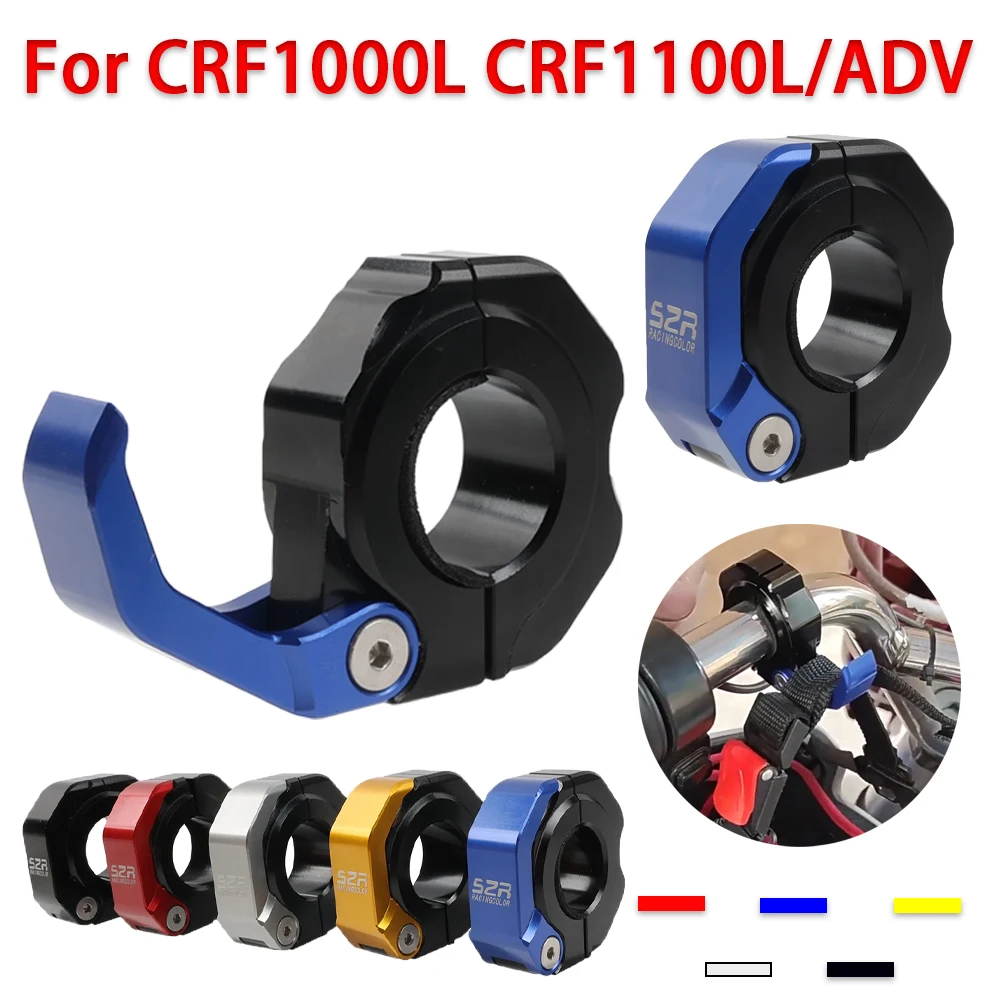 

Handlebar Helmet Hook Luggage Bag Hook Holder Bumper Hook For Honda CRF1000L CRF1100L Africa Twin CRF 1100 L 1000L Adventure