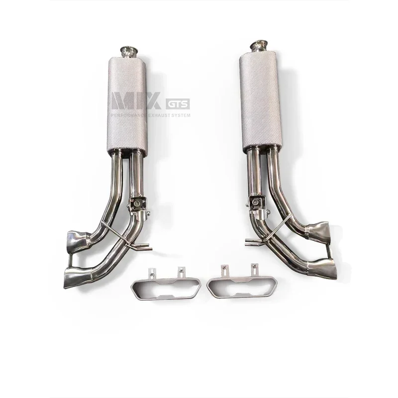 High flow Exhaust System catback for Mercedes Benz G500 G63 G65 W464 Muffler With Square Tips automobile exhaust system