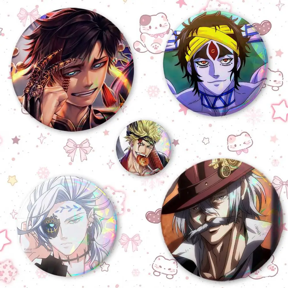 Re-cord Of Ragnarok Mixed Theme Round Button Badge Set Anime Cartoon Music Game Fashion Pins For Bags Clothes Accessories