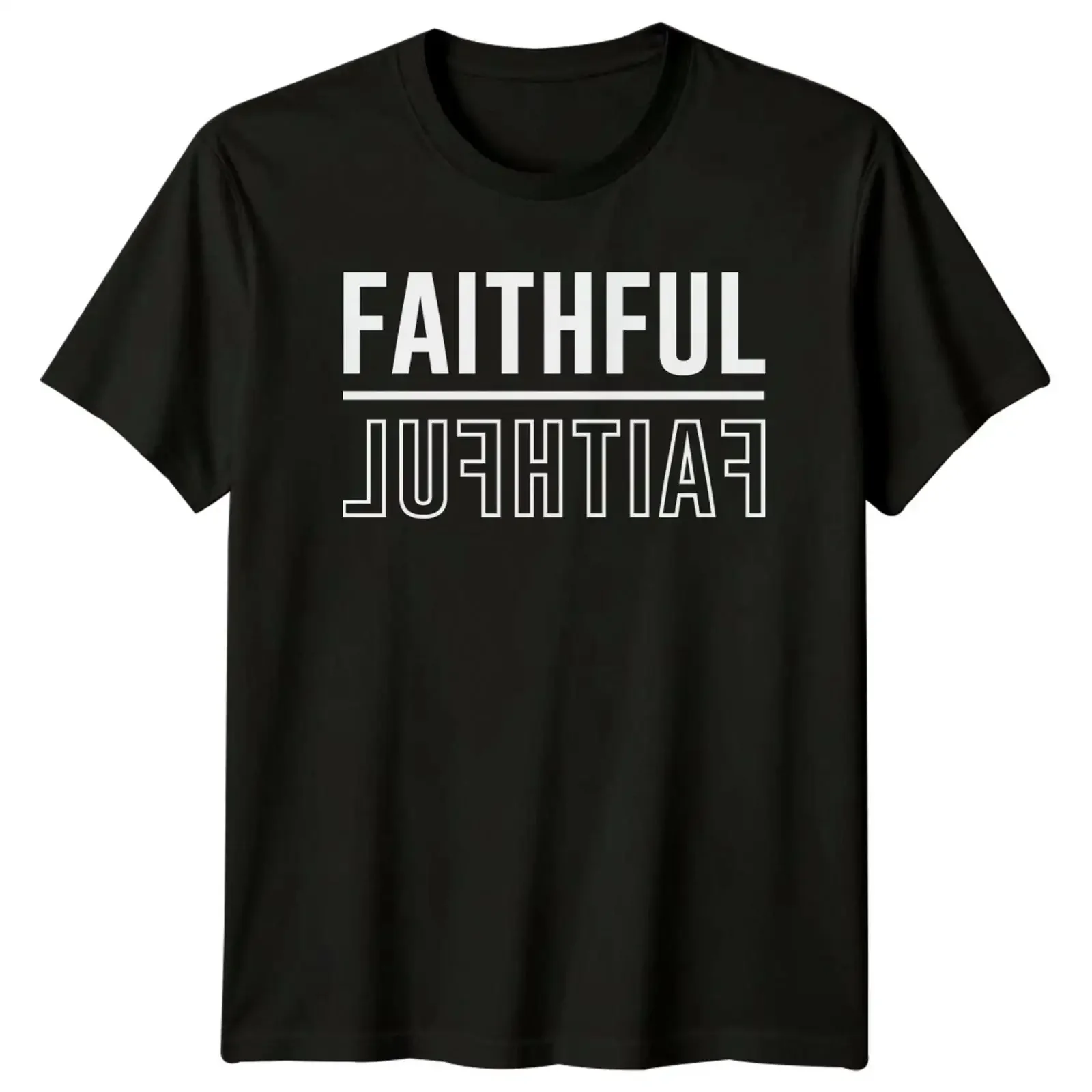 T Shirt Treu Geistliches Leben Christentum Christliches Geschenk für Sie und Ihn vintage Washed Soft fashion