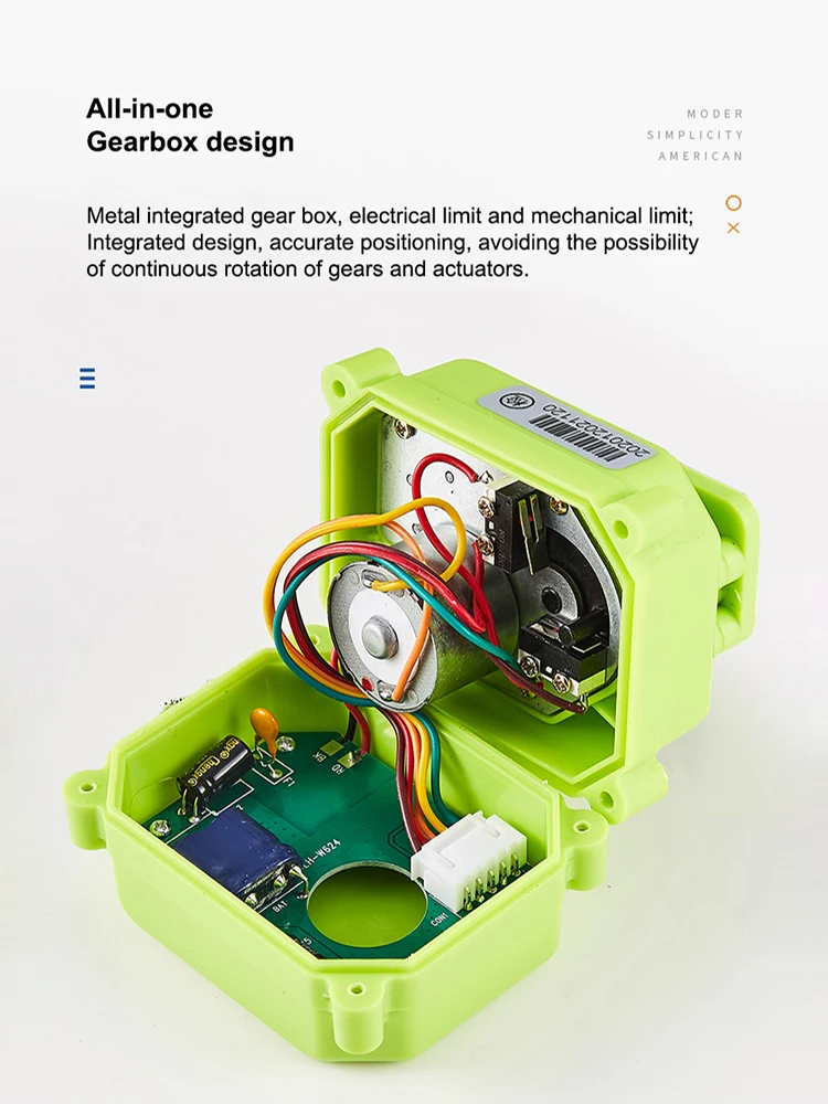 Imagem -03 - Válvula de Esfera Motorizada com Sinal Feedback Válvula de Água Elétrica Válvula de Esfera Pvc Drive ac dc 12v 24v 220v Ip65