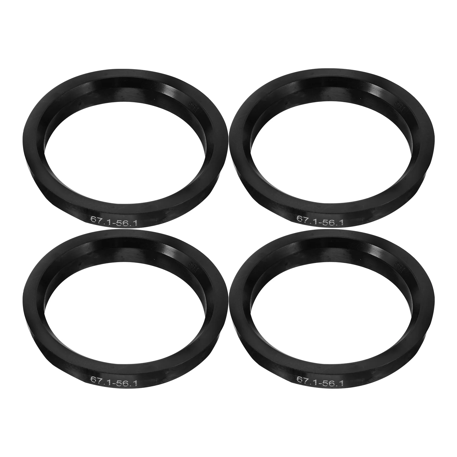 

4pcs Hub Centric Rings Replacement Metal Wheel Center Bore Adapter Vehicle Hub Accessories For Car Exterior Decorations