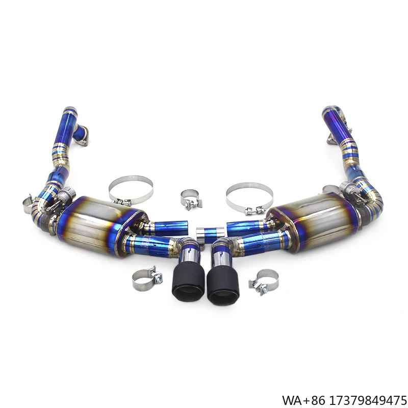 

Deleville Performance Titanium Catback Exhaust Pipe with Muffler Valve Auto Parts for Porsche Cayman 981 2.7 3.4 2013-2015