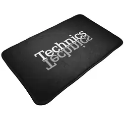 Technics Logo Dj 1200 Turntable Music House Techno Electronic Hip Hop Mat Rug Carpet New Doormat Entrance Mat