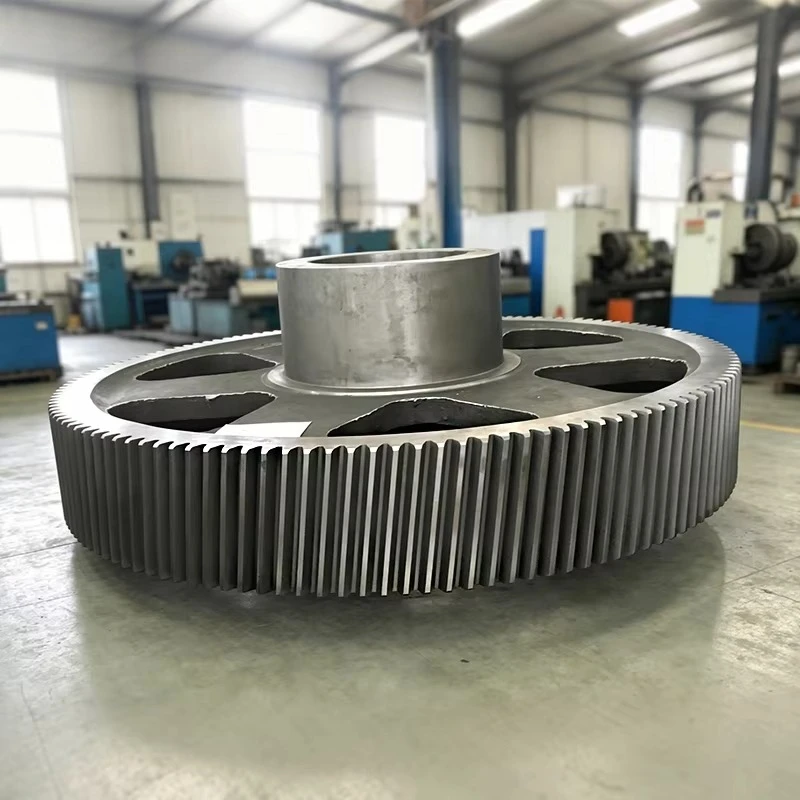 Large Diameter 10M Big Module Forging Steel Spur Gear Wheel Pinion High Precision for Tower Crane Machinery Transmit Ball Mill