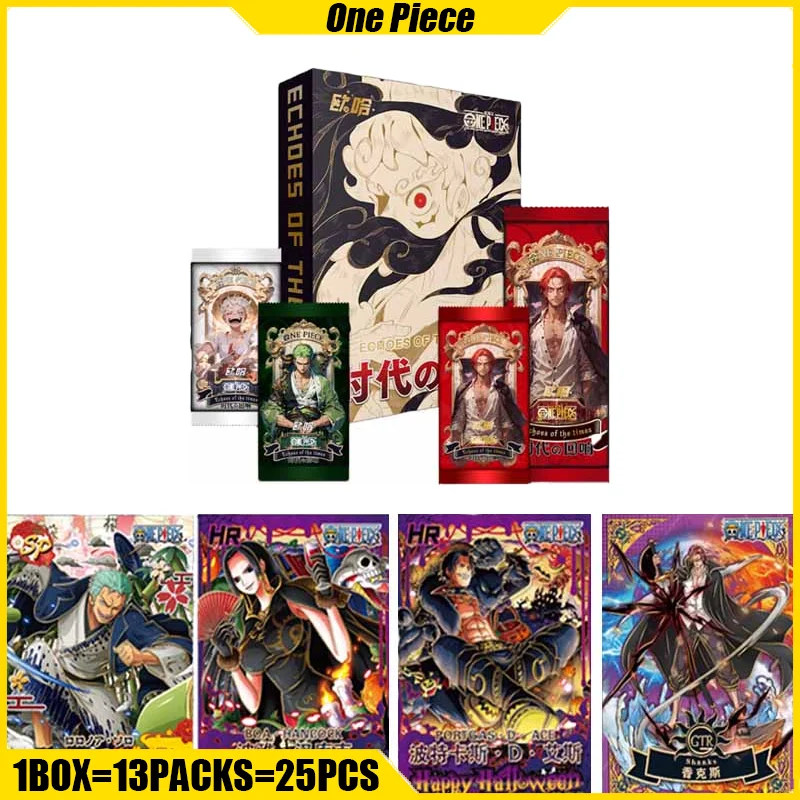 

OUHA One Piece Cards Echoes of The Times Anime Collection Cards Mistery Boxes Board Games Toys Birthday Gifts for Boys and Girls