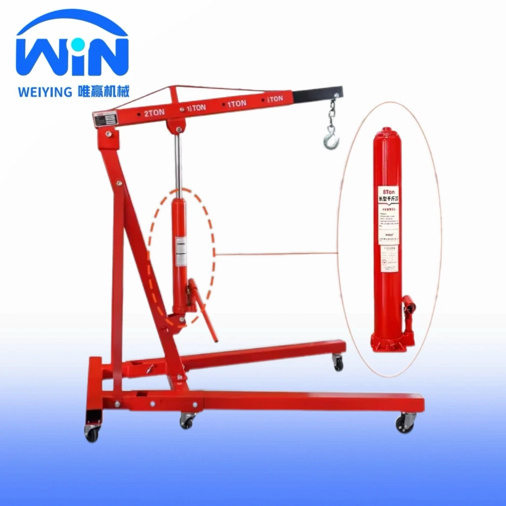 

Folding Small Crane Hydraulic Car Engine Hanger Engine Hoisting Crane 2 Ton 3 Ton Auto Repair Mobile Crane