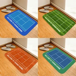 Non-slip tennis court door mat carpet bathroom kitchen balcony living porch bed home decoration