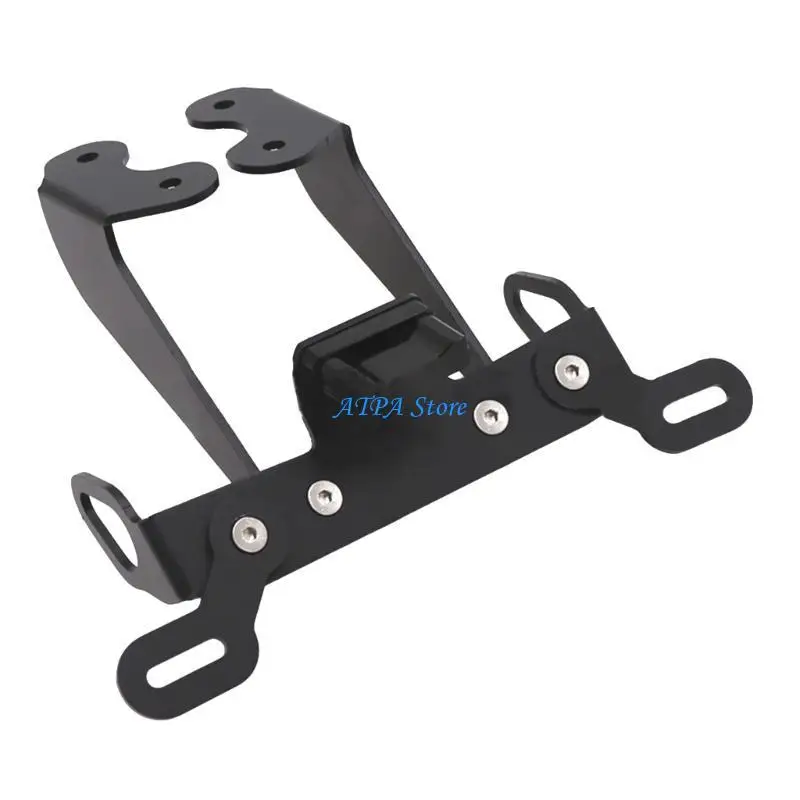 

U13C Motorcycle Tail Light Holder,Adjustable License Plate Tail Lamp Holder Rear Bracket for MT09 FZ09 17-20
