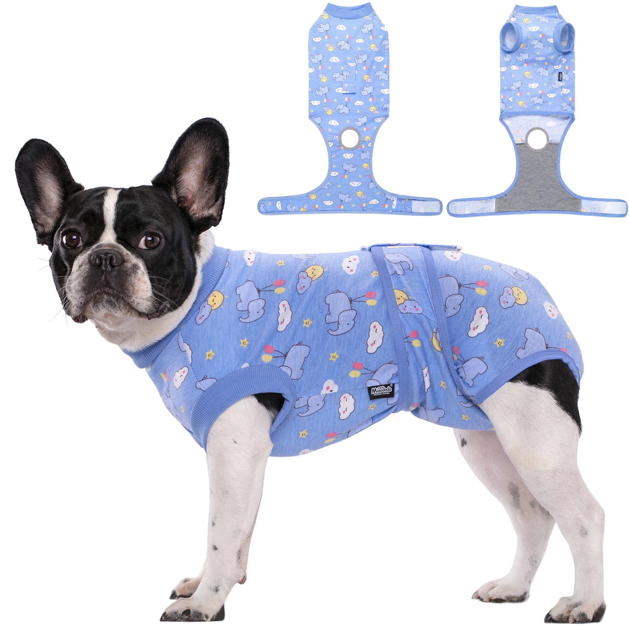 

Dog Recovery Suit After Surgery Pet Postoperative Shirt Abdominal Wounds Protector for Dogs Medical Surgical Suit Puppy Clothes