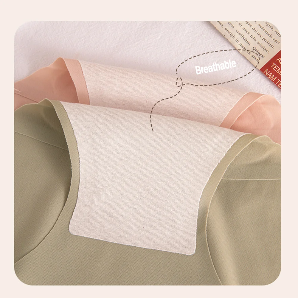 6 szt. Niewidoczne majtki damskie bezszwowe sportowe figi damskie ultracienka bielizna majtki z wysokim stanem wygodne majtki