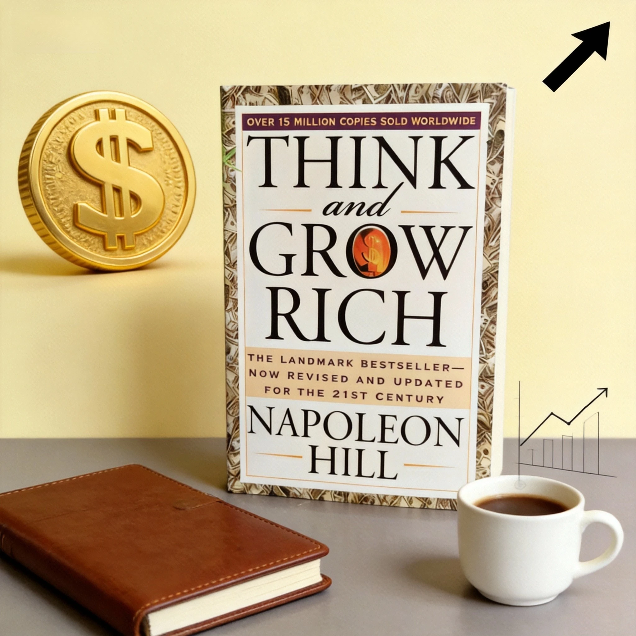 

Think and Grow Rich By Napoleon Hill - Revised 21st Century Edition, Self Development & Wealth Building Book