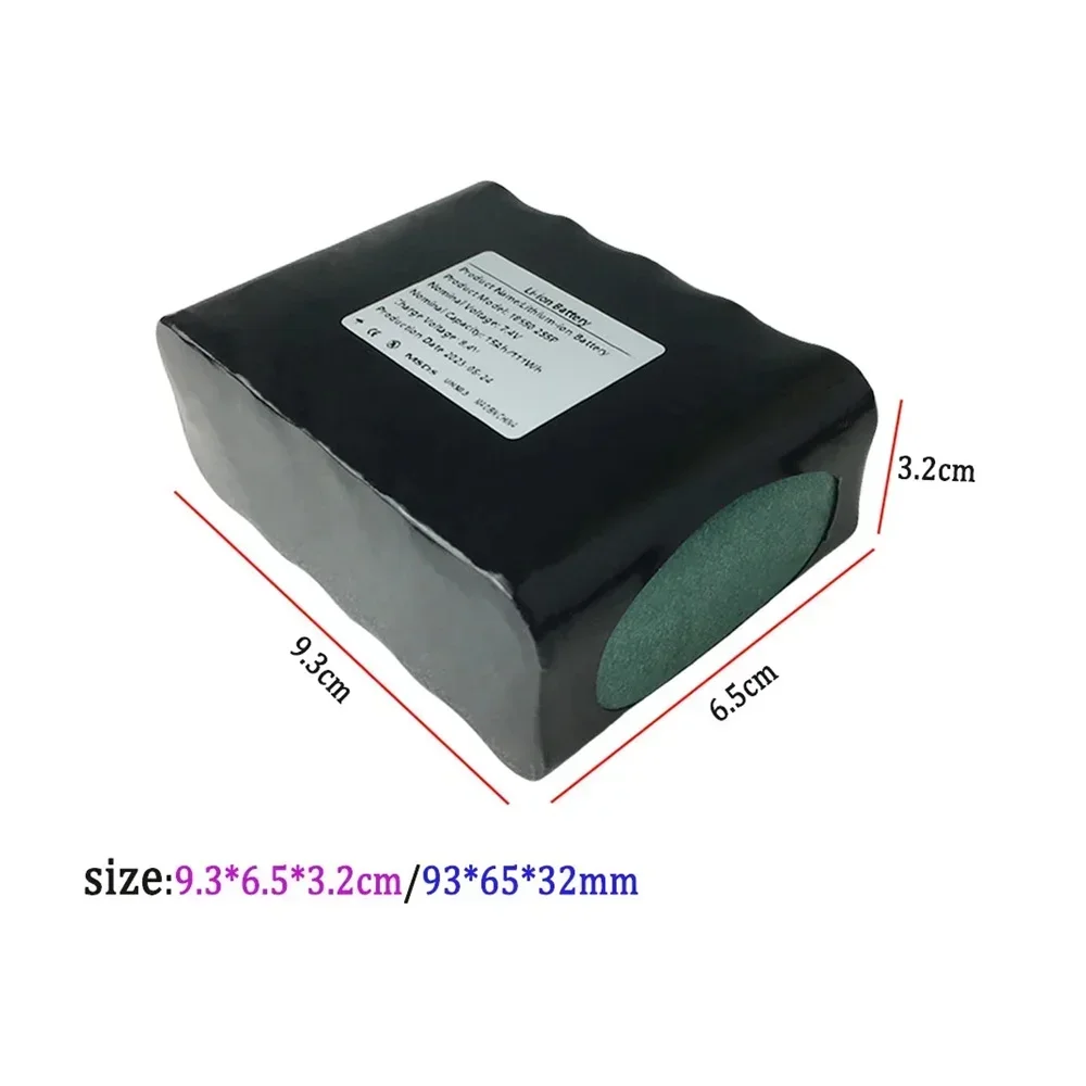 7.4V 15Ah 8.4V 18650 2S5P Lithium Battery Pack Used For Drones Airplane Models Electric Toys High-Current Output Batteries