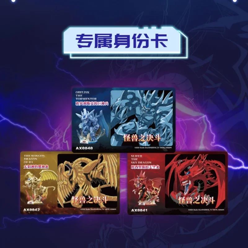 Anime Yu-Gi-Oh Card of God Slifer The Sky Dragon Obelisk The Tormentor Building Blocks assemblaggio giocattolo ornamento modello regalo di compleanno