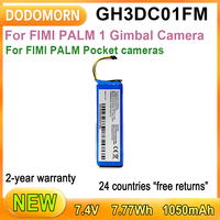 New GH3DC01FM Rechargeable Li-ion battery For FIMI PALM Pocket cameras PALM 1 Gimbal Camera batteries 1050mAh 2-year warranty