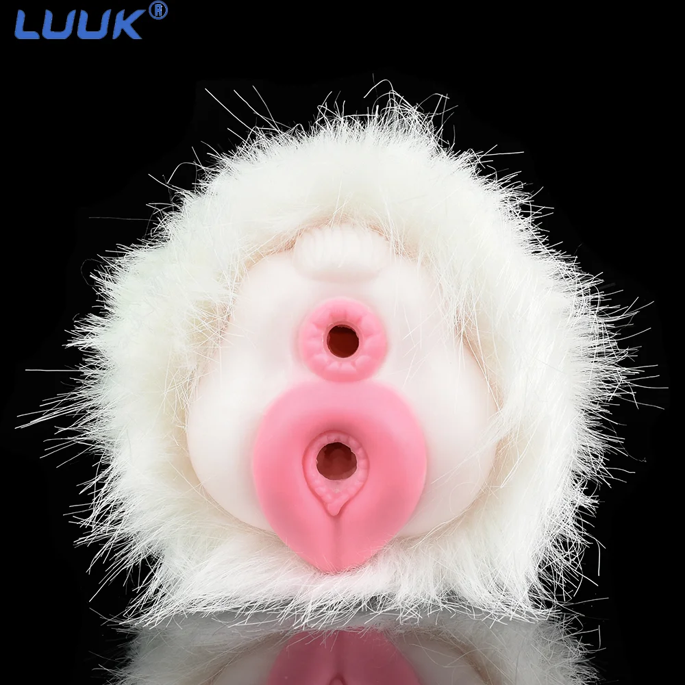 LUUK Male Masturbators Suction Hands Free Pocket Pussy with Realistic Textured Sex Toys for Men