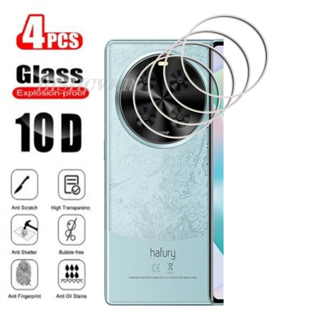 4Pcs Camera Lens Glass For Cubot Hafury Meet 6.67