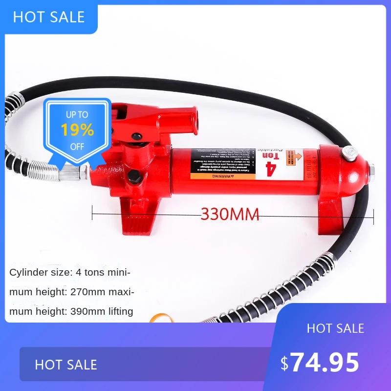 Practical4 Ton Hydraulic Car Jack Portable Manual Lifting Tool Heavy Duty Vehicle Separation Jack for Auto Repair Chassis Mai 21