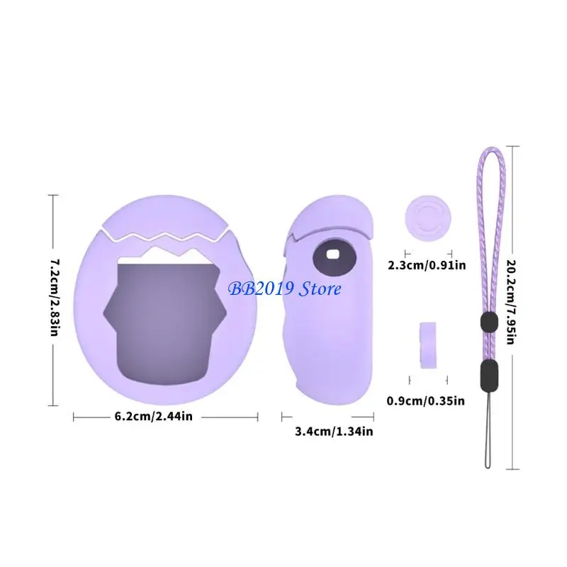 Q0KB ฝาครอบซิลิโคนติดตั้งง่ายสำหรับเครื่องจำลองสัตว์เลี้ยงดิจิทัล