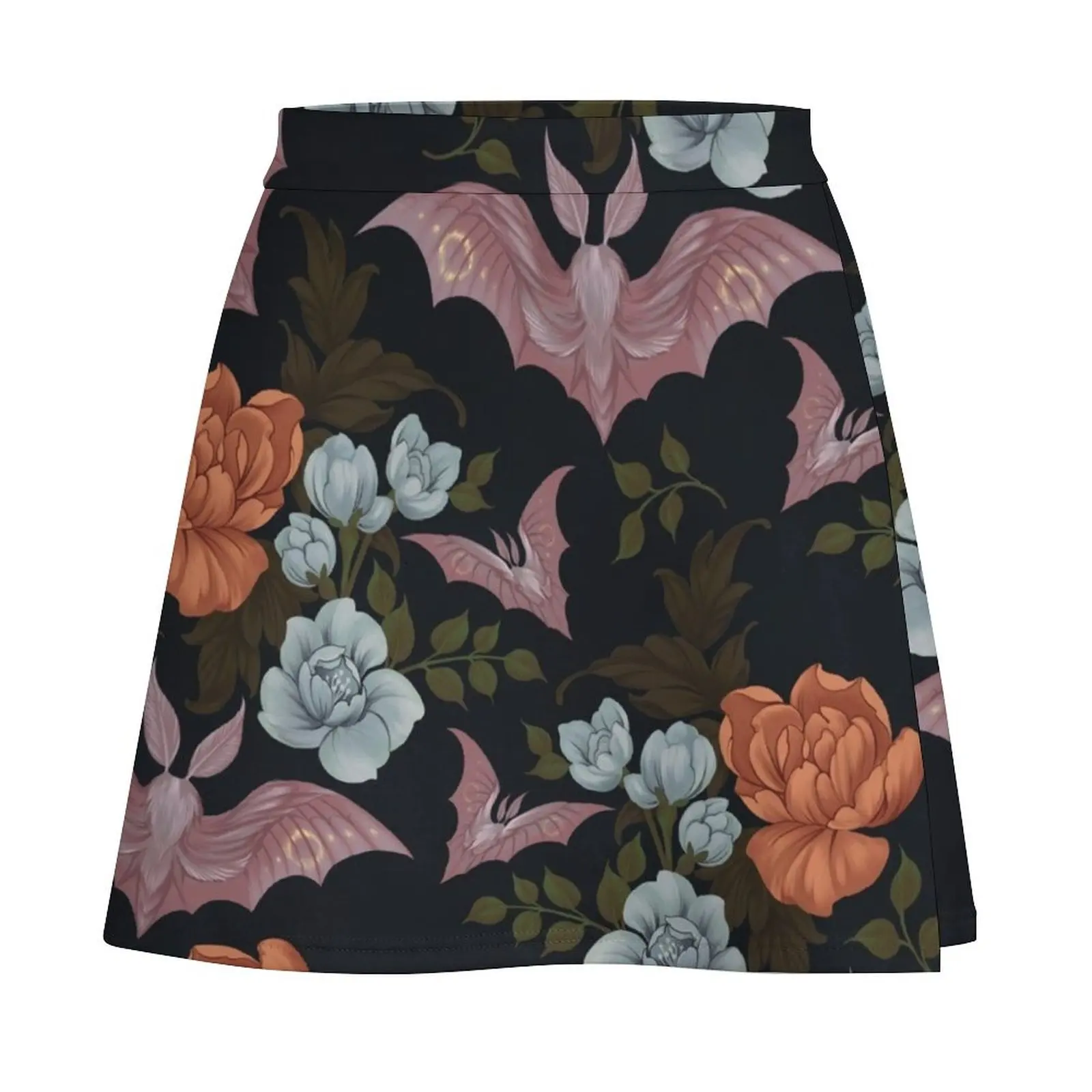 Botani - Ngengat dan Bunga Malam Rok Mini Rok untuk Pakaian Wanita Musim Panas 2025 Hal Baru