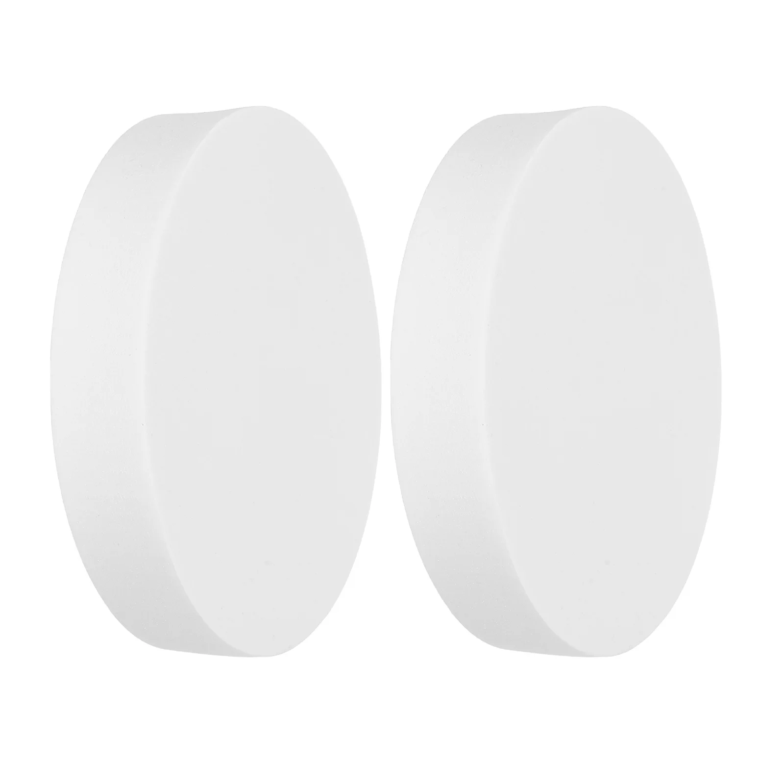 

2pcs Foam Painting Board Round Shape Blank Design Lightweight Smooth Surface Diy Craft Sculpture Modeling Supplies