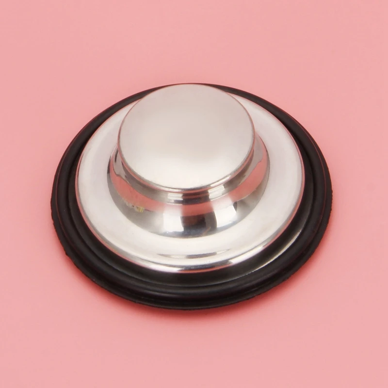 A95I-3 3/8 Inch Kitchen Sink Stopper Stainless Steel Garbage Disposal Plug Kitchen Sink Plug Fits Standard Kitchen Drain Size
