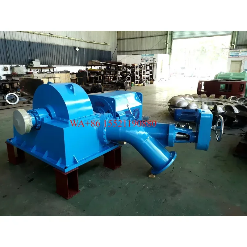 WMWMNU Mini Hydro Electric Generator System Micro Turbine Kw Turgo Hydraulic Turbine for Home Power Generation Water Energy