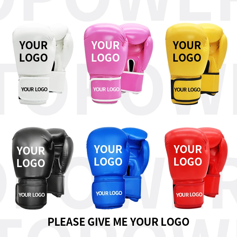 16oz boxing gloves, boxing training equipment, adult boxing gloves, Taekwondo, Sanda combat training, DIY your logo