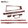 AFDT For Porsche 911 991 718 982 Boxster Cayman 2014-2018 실제 탄소 섬유 센터 콘솔 자동차 인테리어 도어 패널 트림 6