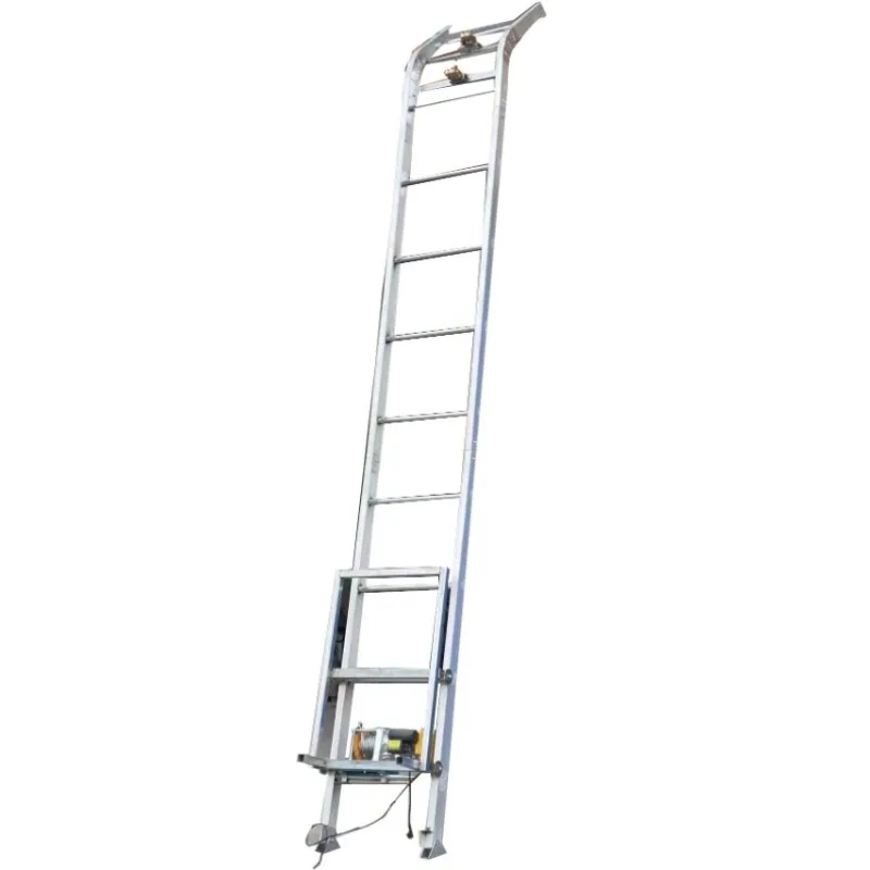 

Glass door and window lift Electric small lift Photovoltaic crane Photovoltaic panel portable lifting locomotive crane