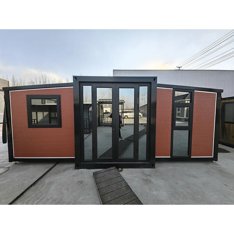 20Ft Expandable Container House Modern Prefab Houses Luxury Portable Steel Frame Living Home Granny Flats Maison Prefabriquee