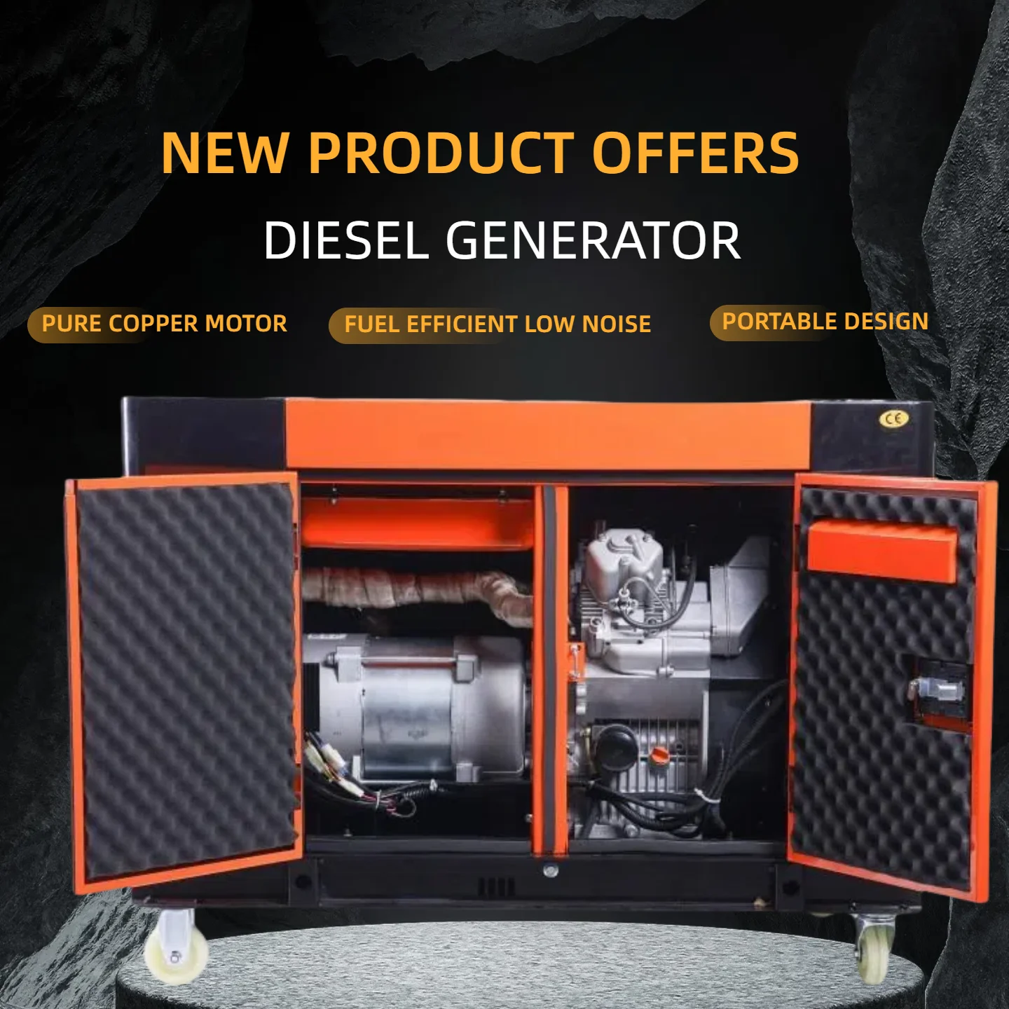 

Small Generator Group Travel Electricity. Made in China Factory Direct Sales Customizable Quiet Lightweight Ready-to-use