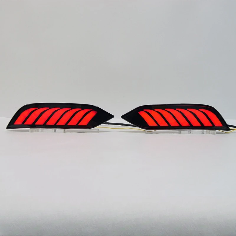 For Proton Saga 2019-2026 LED Rear Bumper Light Reflector Modified Driving Brake Dynamic Turn Signal Lamp Original Factory Style